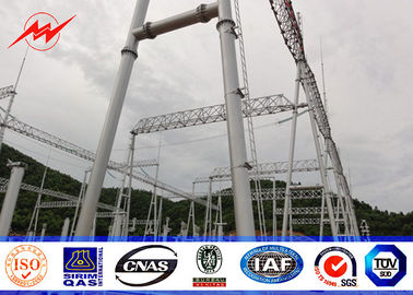 Galvanization 25M High Mast Tower Flange Tubular Steel Monopole Communication Tower supplier