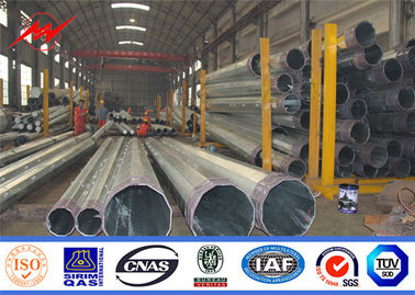 Hot Dip Galvanized 450daN 13m Conical Electrical Power Steel Utility Pole supplier