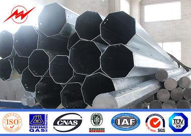 One Section Design 35FT Electric Galvanised Steel Pole 500kg Design Load supplier