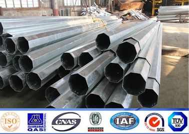 Octagonal 10m 18m Q235 Galvanised Metal Pole supplier