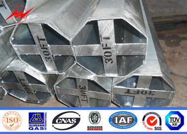 4000 Dan Electrical Transmission Poles Hot Dip Galvanized With Accessories supplier