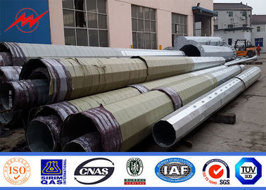 12m 800 Dan 1600 Dan Direct Burial Hot Dip Galvanized Pole Monopole Long Life supplier