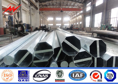 Hot Dip Galvanised 60 Ft Length 70 Ft 90 Ft Metal Power Poles Grade 65 ASTM A572 supplier