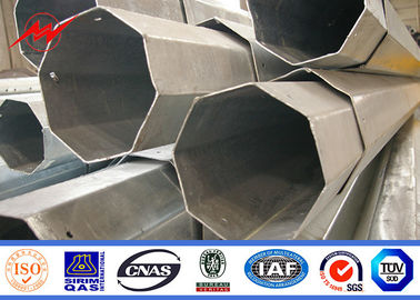 Hot Dip Galvanised 60 Ft Length 70 Ft 90 Ft Metal Power Poles Grade 65 ASTM A572 supplier