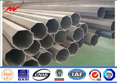 Hot Dip Galvanised 60 Ft Length 70 Ft 90 Ft Metal Power Poles Grade 65 ASTM A572 supplier