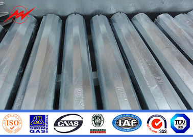 9m 650 Dan Galvanized Conicial Tubular Steel Pole For Electrical Line supplier