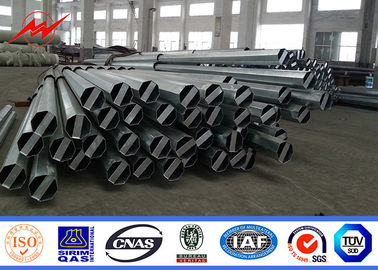 Hot Dip Galvanized Or Painting Electrical Power Pole For Transmission And Distribution supplier