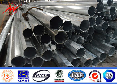 30ft 35ft 40ft Electrical Power Pole Hot Dip Galvanized Steel For Distribution supplier