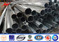 Bitumen Tapered Electrical Transmission Pole 35FT 3mm Thick Hot Dip Galvanized supplier