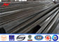 Electric Lattice Masts Galvanized Steel Pole , Power Transmission Line Pole supplier