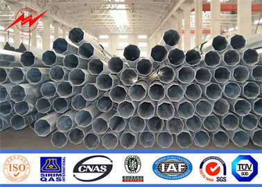 Iso 7.5m 1kn 3kn Steel Power Pole , Metal Utility Pole supplier