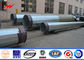IP65 69kv Galvanised Steel Pole For Electrical Distribution Line Project supplier