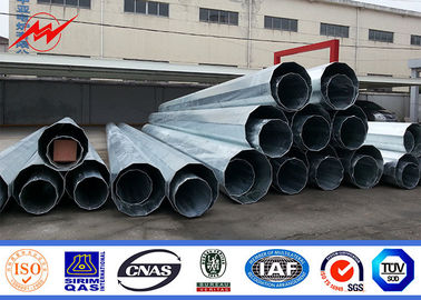 75FT Philippines NGCP Standard Galvanized Steel Pole With 4-5mm Thickenss supplier