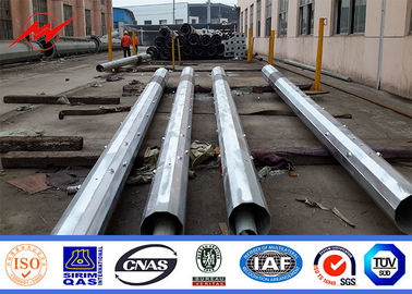 75FT Philippines NGCP Standard Galvanized Steel Pole With 4-5mm Thickenss supplier