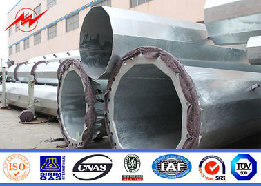 90FT Foundation Type 2 Segements Polygonal Pole Hot - Dip Galvanization supplier