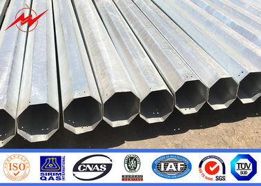 30ft 35ft 40ft Electrical Power Pole Hot Dip Galvanized Steel For Distribution supplier