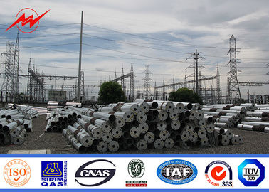 30ft 35ft Hot Dip Galvanized Steel Electric Power Pole To Transmission Line supplier