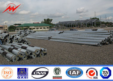 30ft 35ft Hot Dip Galvanized Steel Electric Power Pole To Transmission Line supplier