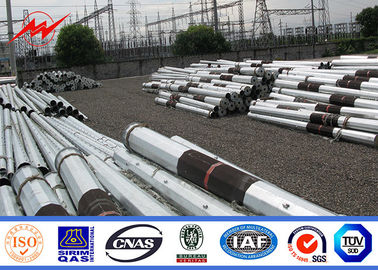 30ft 35ft Hot Dip Galvanized Steel Electric Power Pole To Transmission Line supplier