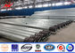 75FT 80FT NGCP Type E Galvanized Metal Pole , Transmission Line Poles Long Life supplier