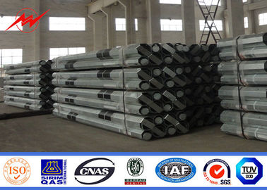 11m 7.2mm 3.8mm 69kv Steel Tubular Pole For Transmission Line supplier