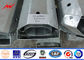11m 7.2mm 3.8mm 69kv Steel Tubular Pole For Transmission Line supplier