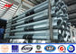9m 650 Dan Galvanized Conicial Tubular Steel Pole For Electrical Line supplier