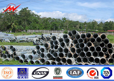 Gr 65 11.9m 33kv Power Transmission Poles Tubular Pole For Overhead Project supplier