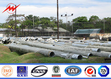 Gr 65 11.9m 33kv Power Transmission Poles Tubular Pole For Overhead Project supplier