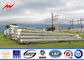 65ft 2 Sections Hot Dip Galvanized Electrical Power Pole With Arms supplier