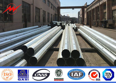 11M Class 3 Africa Power Transmission Poles AWS D1.1 Galvanized Metal Pole supplier