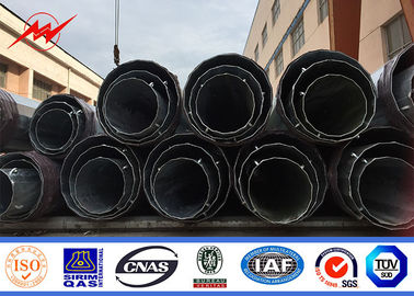 Hot Dip Galvanization Utility Power Poles 8m 5kn 11.8m For Transmission supplier