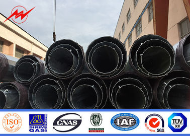 AWS D1.1 33kv Galvanized Electric Power Poles For Transmission Line supplier