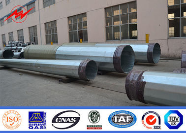 AWS D1.1 33kv Galvanized Electric Power Poles For Transmission Line supplier