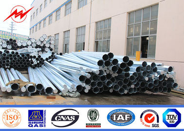 Hot Dip Galvanization Utility Power Poles 8m 5kn 11.8m For Transmission supplier