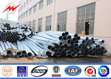 Hot Dip Galvanization Utility Power Poles 8m 5kn 11.8m For Transmission supplier