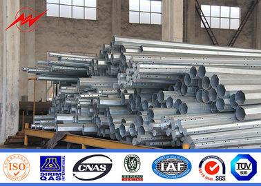 Hot Dip Galvanization Utility Power Poles 8m 5kn 11.8m For Transmission supplier