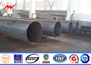 12m Columniform Galvanized Steel Pole Wind Speed 160km/Hour 30m/S supplier