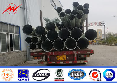 Galvanization 18m Steel Utility Pole Power Line Pole For 33kv Transmission Line supplier