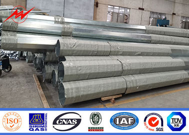 10-80 Ft Galvanized Steel Pole For Electrical Power Distribution Equipment supplier