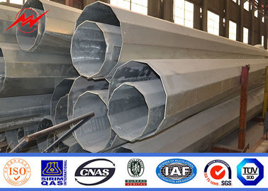 100ft Electrical Galvanized Steel Power Pole Distribution Line Pole supplier