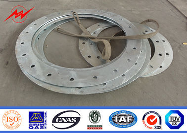 2.5kn-200kn Steel Power Pole Hot Dip Galvanized For Power Transmission supplier