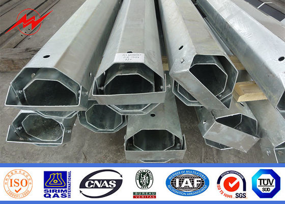 Hot Dip Galvanized 25ft 100ft Power Transmission Poles supplier