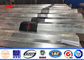 9m Bitumen Burial Type Galvanised Steel Tubular Pole For Transmission supplier