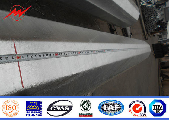 40ft 500kg Hot Dip Galvanised Tubular Steel Pole supplier