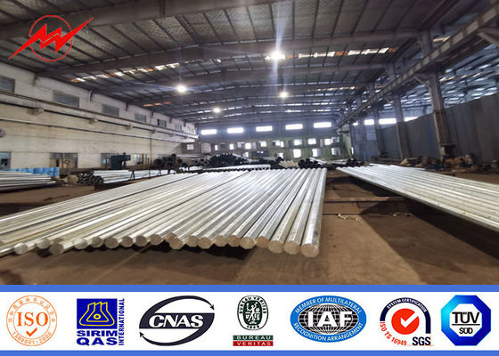 69KV Q345 NEA Standard Galvanized Steel Power Pole supplier