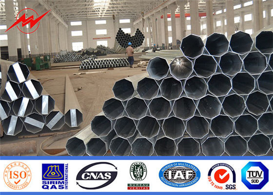 35ft Nea Tubular Steel Pole Hot Dip Galvanized For Power Transmission Project supplier