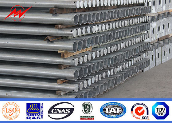 6m 8m 10m 12m Solar Street Light Pole Steel Hot Dip Galvanized supplier