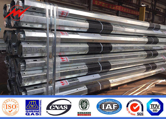 EPC Contractor 132kv  Steel Tubular Electric Pole supplier