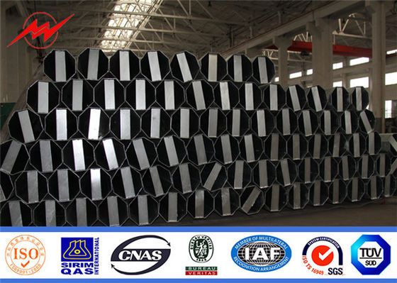 9m Height Electric Lattice Masts AWS D1.1 Steel Power Pole supplier